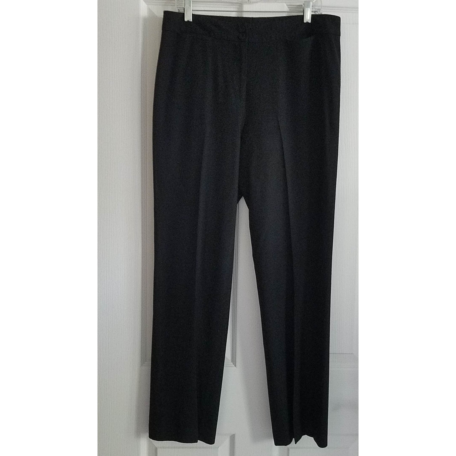 Talbots Black Heritage Wool Blend Professional Career Pants Women's Size 10